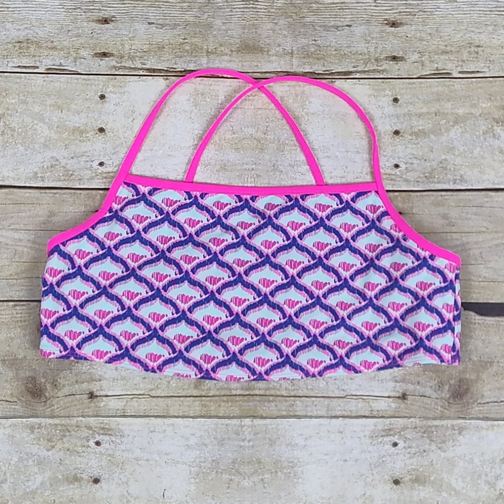 Vineyard Vines Fish Scale Youth Swim Top